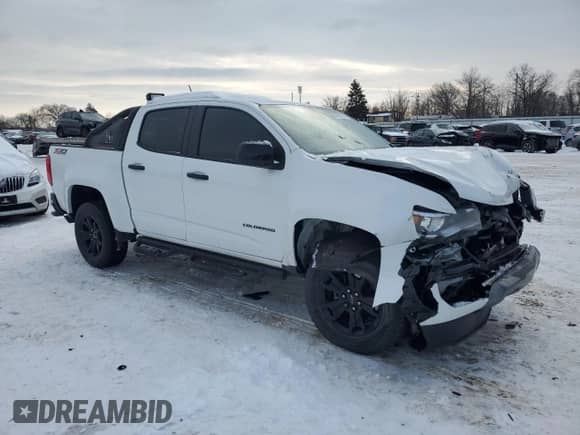 2021 Chevrolet Colorado 4WD Z71 with VIN 1GCGTDEN1M1278794, listed as a Copart auction lot 88687525 with 53,233 mi miles and Salvage title. Bid and sale history available at DreamBid. Image 4.