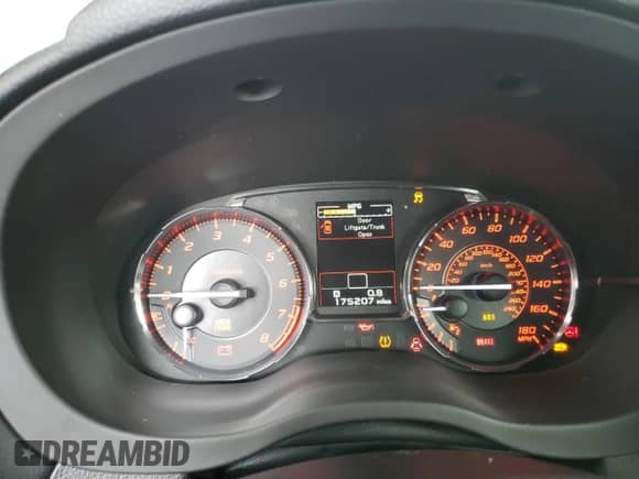 2015 Subaru WRX Limited with VIN JF1VA1G62F9813286, listed as a Copart auction lot 71176575 with 175,207 mi miles and Clean title. Bid and sale history available at DreamBid. Image 9.