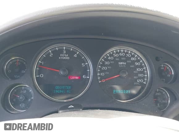 2007 Chevrolet Tahoe LTZ with VIN 1GNFK13077J118645, listed as a IAAI auction lot 43405160 with 196,940 mi miles and . Bid and sale history available at DreamBid. Image 7.