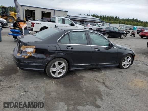 2010 Mercedes-Benz C 300 Sport with VIN WDDGF8BBXAF490834, listed as a Copart auction lot 81494395 with 107,504 mi miles and Salvage title. Bid and sale history available at DreamBid. Image 3.