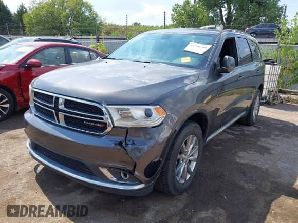 2016 Dodge Durango SXT with VIN 1C4RDJAG5GC393418, listed as a IAAI auction lot 43206789 with 153,703 mi miles and . Bid and sale history available at DreamBid. Image 19.