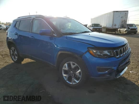 2021 Jeep Compass Limited with VIN 3C4NJDCB2MT533368, listed as a Copart auction lot 81395675 with 40,872 mi miles and Non repairable. Bid and sale history available at DreamBid. Image 4.