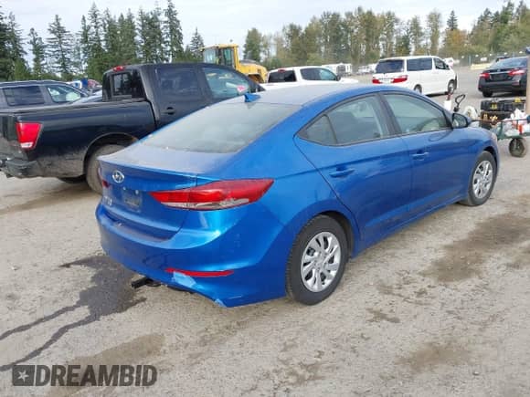 2017 Hyundai Elantra SE z VIN 5NPD74LF1HH203658, wystawiony jako IAAI lot #43470266 z przebiegiem 91 296 mil mil oraz . Historia ofert i sprzedaży dostępna na DreamBid. Obrazek 4.