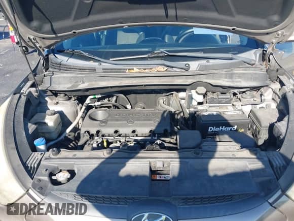 2013 Hyundai Tucson GLS with VIN KM8JU3AC0DU687400, listed as a IAAI auction lot 43191184 with 130,345 mi miles and . Bid and sale history available at DreamBid. Image 10.