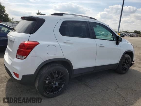 2021 Chevrolet Trax LT with VIN KL7CJPSB2MB354367, listed as a Copart auction lot 80995485 with 52,661 mi miles and Salvage title. Bid and sale history available at DreamBid. Image 3.