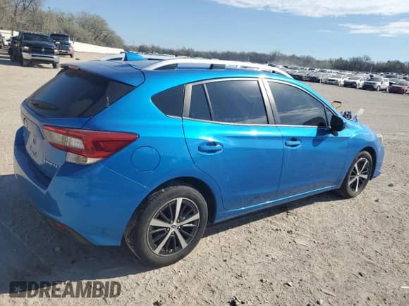 2022 Subaru Impreza Premium with VIN 4S3GTAD6XN3722155, listed as a Copart auction lot 50253255 with 33,126 mi miles and Salvage title. Bid and sale history available at DreamBid. Image 3.