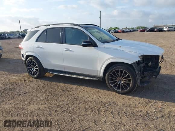2023 Mercedes-Benz GLE 350 with VIN 4JGFB4JB5PA891771, listed as a IAAI auction lot 42040193 with 77,180 mi miles and . Bid and sale history available at DreamBid. Image 1.