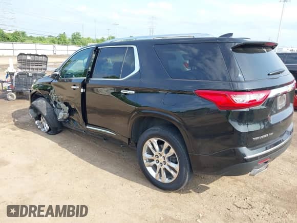 2021 Chevrolet Traverse High Country z VIN 1GNEVNKW9MJ250043, wystawiony jako IAAI lot #42769955 z przebiegiem 33 010 mil mil oraz . Historia ofert i sprzedaży dostępna na DreamBid. Obrazek 3.