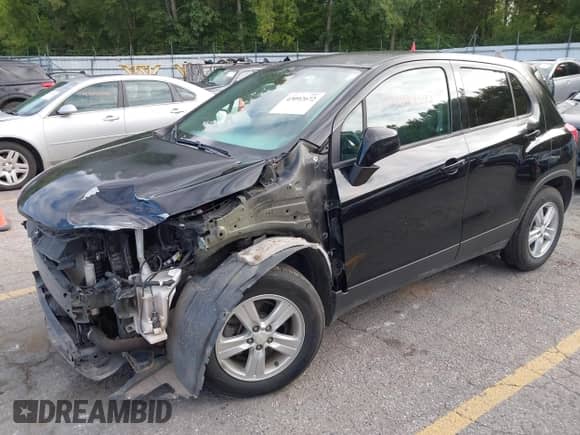 2020 Chevrolet Trax LS with VIN 3GNCJKSB3LL125755, listed as a IAAI auction lot 43092672 with 49,442 mi miles and . Bid and sale history available at DreamBid. Image 17.
