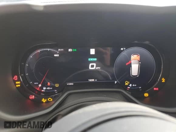 2024 Dodge Hornet R/T with VIN ZACPDFCW4R3A32325, listed as a Copart auction lot 57558995 with 19,298 mi miles and Salvage title. Bid and sale history available at DreamBid. Image 9.