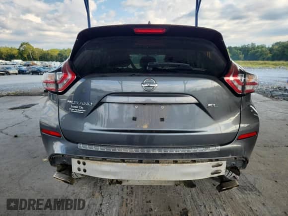 2017 Nissan Murano SL с VIN 5N1AZ2MG7HN198342, выставлен на аукционе Copart как лот 71399035 с пробегом 118 930 миль миль и Списание • Salvage title. История ставок и продаж доступна на DreamBid. Изображение 6.