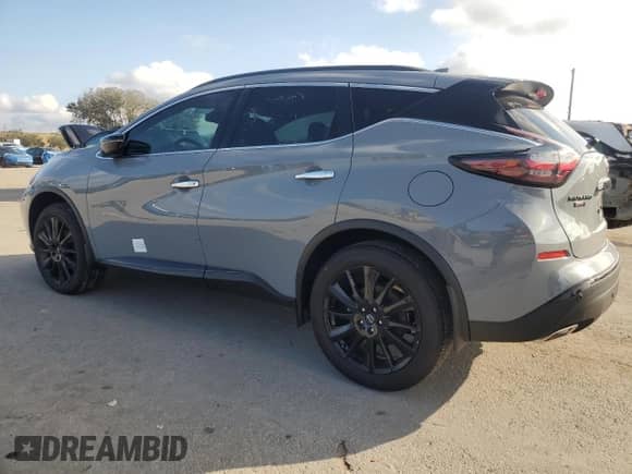 2024 Nissan Murano SV with VIN 5N1AZ2BJ6RC107802, listed as a Copart auction lot 87148574 with 45 mi miles and Non repairable. Bid and sale history available at DreamBid. Image 2.