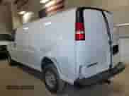 2023 Chevrolet Express Cargo with VIN 1GCWGBFP7P1155266, listed as a Copart auction lot 80967695 with 31,594 mi miles and Salvage title. Bid and sale history available at DreamBid. Image 2.