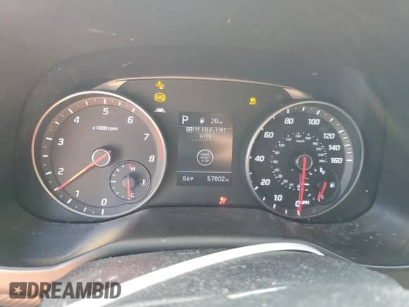 2020 Hyundai Elantra Sport with VIN KMHD04LB6LU084680, listed as a Copart auction lot 69578325 with 57,802 mi miles and Salvage title. Bid and sale history available at DreamBid. Image 9.