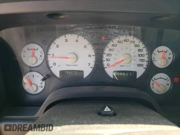 2005 Dodge 2500 SLT with VIN 3D7KS28D85G827792, listed as a Copart auction lot 66880275 with 138,672 mi miles and Salvage title. Bid and sale history available at DreamBid. Image 9.