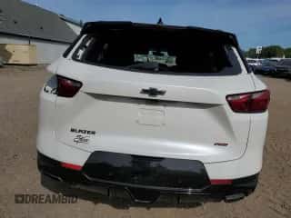 2022 Chevrolet Blazer RS с VIN 3GNKBKRS1NS154260, выставлен на аукционе Copart как лот 71855255 с пробегом 20 680 миль миль и На запчасти • Non repairable. История ставок и продаж доступна на DreamBid. Изображение 6.