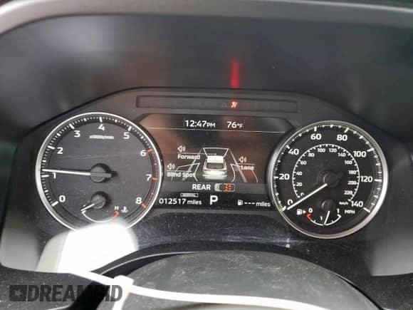 2024 Mitsubishi Outlander ES with VIN JA4J3UA88RZ003738, listed as a Copart auction lot 70493695 with 12,517 mi miles and Salvage title. Bid and sale history available at DreamBid. Image 9.