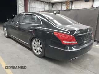 2013 Hyundai Equus Signature with VIN KMHGH4JH9DU059500, listed as a IAAI auction lot 43101359 with Not provided miles and . Bid and sale history available at DreamBid. Image 3.