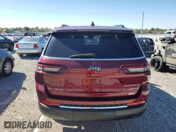 2021 Jeep Grand Cherokee Limited with VIN 1C4RJKBG2M8205420, listed as a Copart auction lot 86508245 with 39,048 mi miles and Non repairable. Bid and sale history available at DreamBid. Image 6.