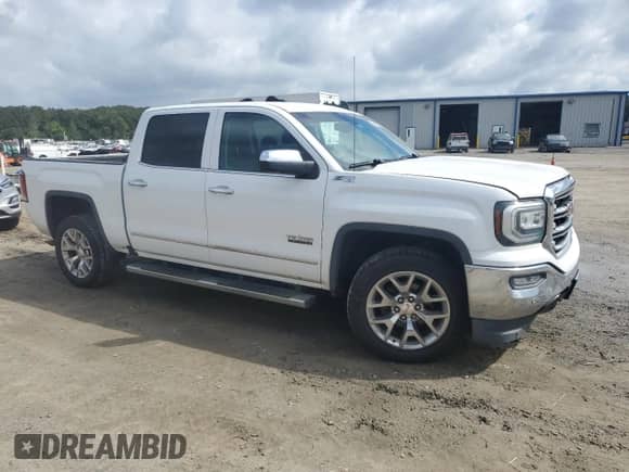2016 GMC Sierra 1500 SLT with VIN 3GTU2NEC4GG211249, listed as a Copart auction lot 84008905 with 183,573 mi miles and Salvage title. Bid and sale history available at DreamBid. Image 4.