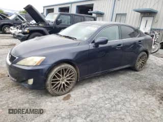 2007 Lexus IS 250 with VIN JTHCK262975009108, listed as a Copart auction lot 82430215 with 191,742 mi miles and Clean title. Bid and sale history available at DreamBid. Image 1.