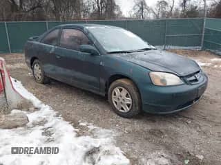 2003 Honda Civic with VIN 1HGEM212X3L060684, listed as a IAAI auction lot 41335750 with Not provided miles and . Bid and sale history available at DreamBid. Image 1.