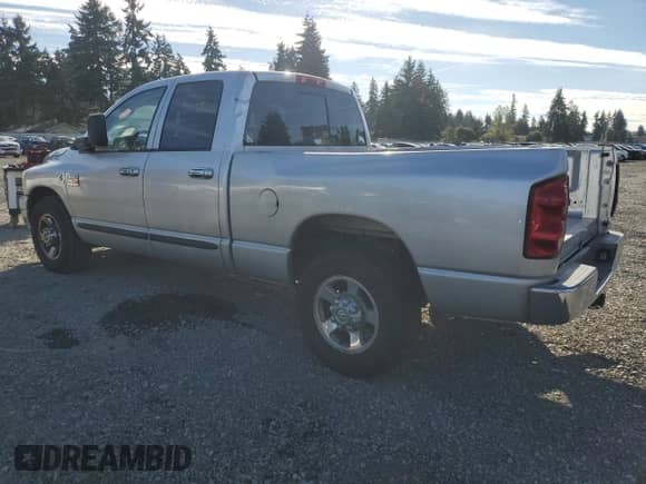 2007 Dodge 2500 SLT with VIN 3D7KR28A17G834085, listed as a Copart auction lot 82493865 with 188,698 mi miles and Salvage title. Bid and sale history available at DreamBid. Image 2.