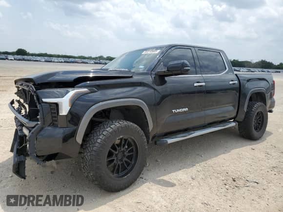 2023 Toyota Tundra Limited Hybrid with VIN 5TFJC5DB7PX019019, listed as a Copart auction lot 55318985 with 50,721 mi miles and Salvage title. Bid and sale history available at DreamBid. Image 1.