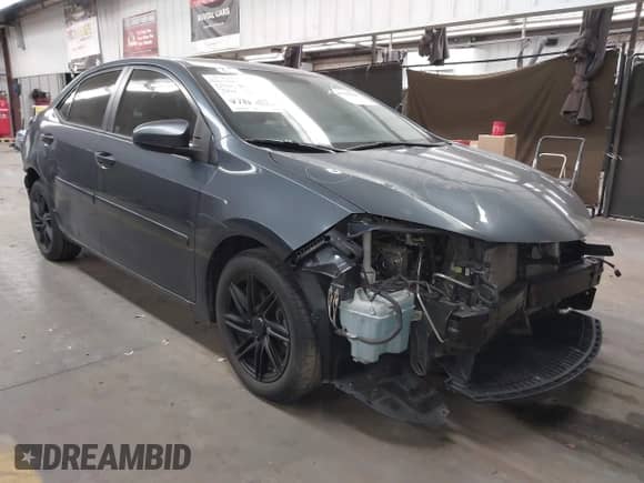 2016 Toyota Corolla L with VIN 2T1BURHE9GC724738, listed as a IAAI auction lot 43325948 with 128,895 mi miles and . Bid and sale history available at DreamBid. Image 1.