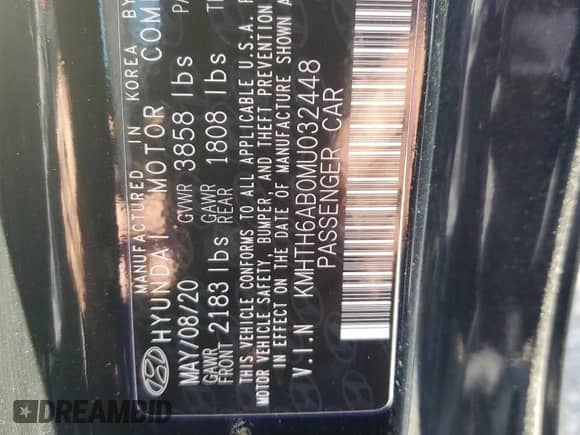 2021 Hyundai Veloster Turbo R-Spec z VIN KMHTH6AB0MU032448, wystawiony jako Copart lot #80163054 z przebiegiem 51 466 mil mil oraz Szkoda całkowita • Salvage title. Historia ofert i sprzedaży dostępna na DreamBid. Obrazek 12.