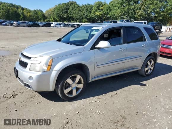 2009 Chevrolet Equinox Sport with VIN 2CNDL037596232675, listed as a Copart auction lot 73381864 with 123,840 mi miles and Clean title. Bid and sale history available at DreamBid. Image 1.