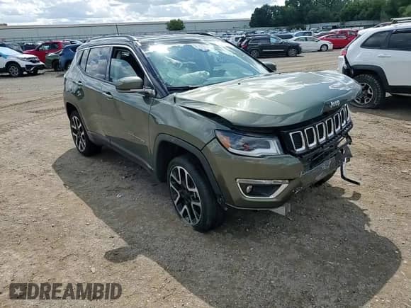 2021 Jeep Compass Limited with VIN 3C4NJDCB3MT506535, listed as a Copart auction lot 71539545 with 47,138 mi miles and Salvage title. Bid and sale history available at DreamBid. Image 15.