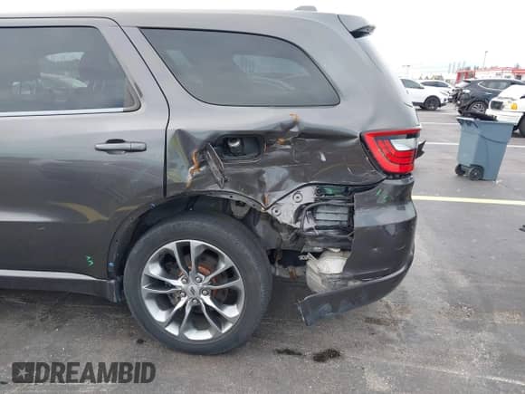 2020 Dodge Durango GT with VIN 1C4RDHDG1LC258905, listed as a IAAI auction lot 43125960 with 80,326 mi miles and . Bid and sale history available at DreamBid. Image 6.