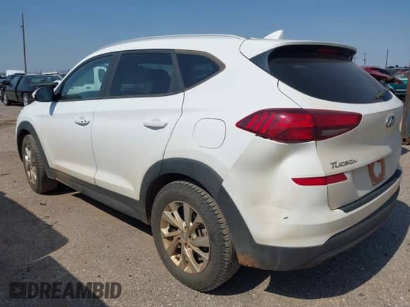 2020 Hyundai Tucson Value with VIN KM8J33A4XLU130147, listed as a IAAI auction lot 42717601 with 130,168 mi miles and . Bid and sale history available at DreamBid. Image 3.