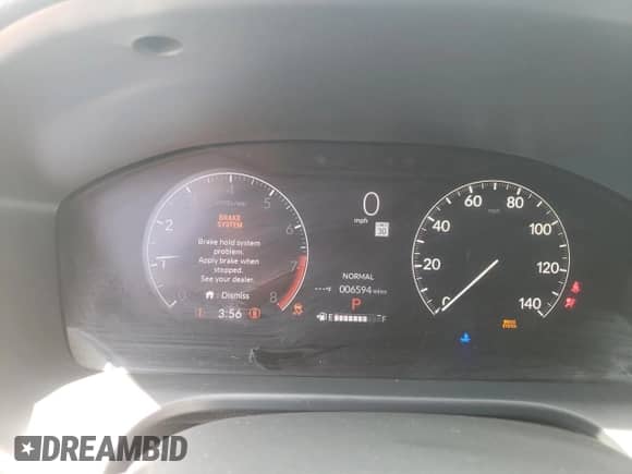 2025 Honda HR-V LX with VIN 3CZRZ1H37SM750541, listed as a Copart auction lot 63195055 with 6,594 mi miles and Salvage title. Bid and sale history available at DreamBid. Image 9.
