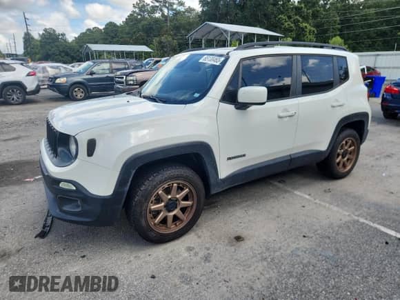 2017 Jeep Renegade Latitude with VIN ZACCJBBB1HPE86568, listed as a Copart auction lot 65138465 with 145,618 mi miles and Salvage title. Bid and sale history available at DreamBid. Image 1.