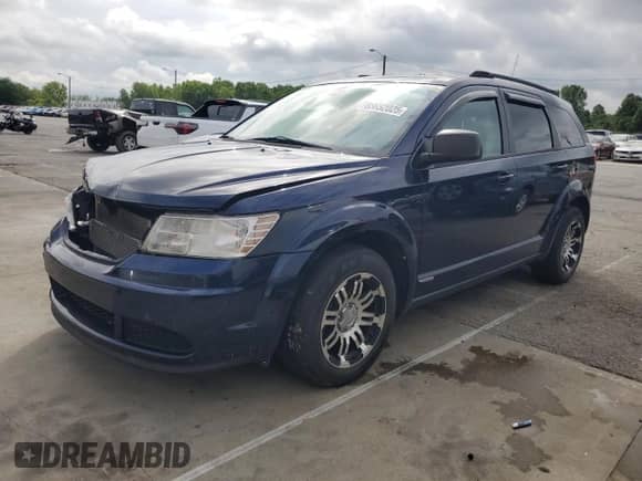 2019 Dodge Journey SE Value with VIN 3C4PDCAB5KT738189, listed as a Copart auction lot 65652025 with 146,055 mi miles and Salvage title. Bid and sale history available at DreamBid. Image 1.