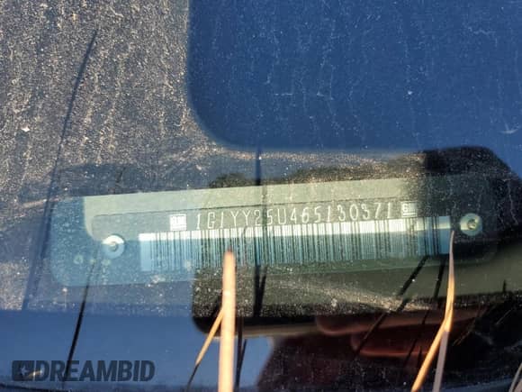 2006 Chevrolet Corvette with VIN 1G1YY25U465130371, listed as a Copart auction lot 72129034 with Not provided miles and Salvage title. Bid and sale history available at DreamBid. Image 12.