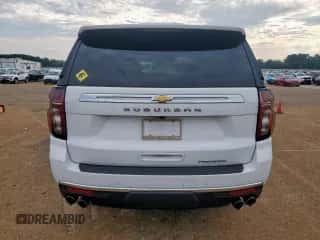 2023 Chevrolet Suburban Premier с VIN 1GNSCFKD7PR470834, выставлен на аукционе Copart как лот 84462395 с пробегом 52 720 миль миль и Списание • Salvage title. История ставок и продаж доступна на DreamBid. Изображение 6.