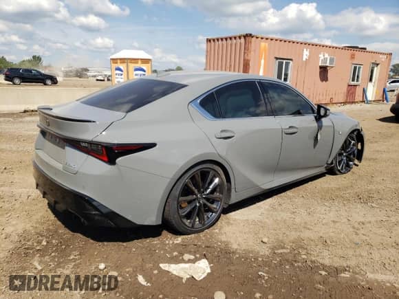 2024 Lexus IS 350 F Sport z VIN JTHGZ1B27R5075298, wystawiony jako Copart lot #69978365 z przebiegiem 10 997 mil mil oraz Szkoda całkowita • Salvage title. Historia ofert i sprzedaży dostępna na DreamBid. Obrazek 3.