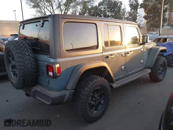 2024 Jeep Wrangler Sport S with VIN 1C4RJXN64RW337985, listed as a IAAI auction lot 41261982 with 1,845 mi miles and . Bid and sale history available at DreamBid. Image 4.