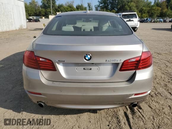 2015 BMW 5 Series 535i xDrive with VIN WBA5B3C59FD548148, listed as a Copart auction lot 80964825 with 96,226 mi miles and Clean title. Bid and sale history available at DreamBid. Image 6.