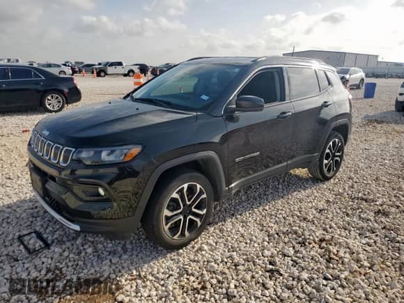 2022 Jeep Compass (RED) Edition with VIN 3C4NJDCB9NT233022, listed as a Copart auction lot 64565225 with 15,643 mi miles and Clean title. Bid and sale history available at DreamBid. Image 1.