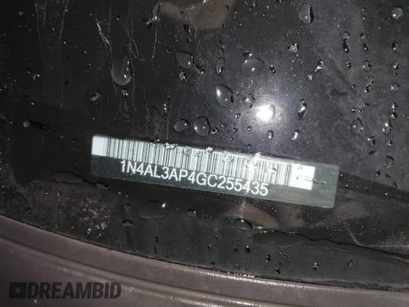 2016 Nissan Altima SL с VIN 1N4AL3AP4GC255435, выставлен на аукционе IAAI как лот 41722361 с пробегом 142 499 миль миль и . История ставок и продаж доступна на DreamBid. Изображение 9.