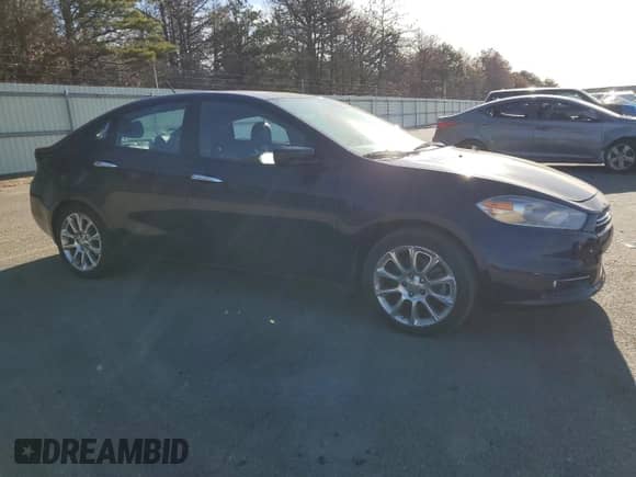 2013 Dodge Dart Limited with VIN 1C3CDFCH6DD261979, listed as a Copart auction lot 81763163 with 92,283 mi miles and Non repairable. Bid and sale history available at DreamBid. Image 4.