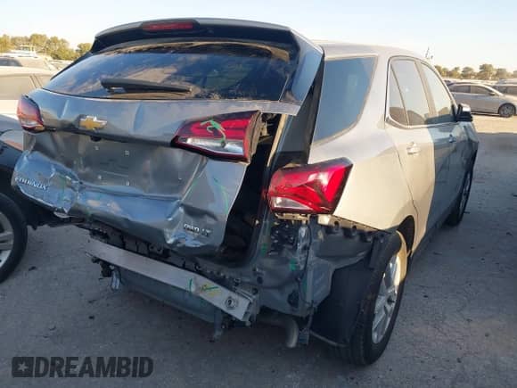2024 Chevrolet Equinox LT with VIN 3GNAXUEG7RL345322, listed as a IAAI auction lot 43383399 with 38,476 mi miles and . Bid and sale history available at DreamBid. Image 4.