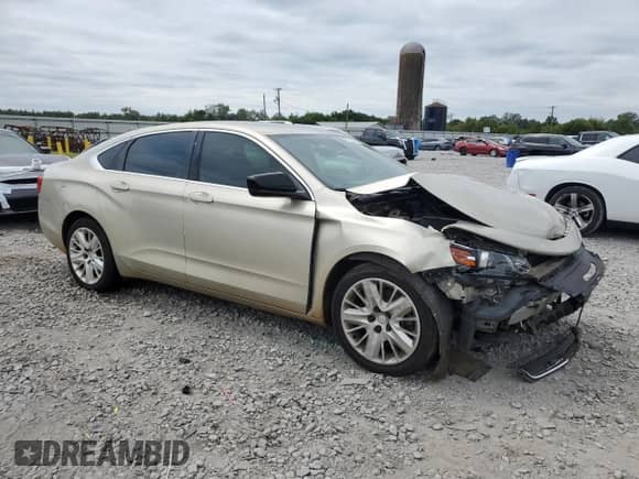 2015 Chevrolet Impala LS with VIN 2G11X5SL4F9219104, listed as a Copart auction lot 80072515 with 126,125 mi miles and Salvage title. Bid and sale history available at DreamBid. Image 4.