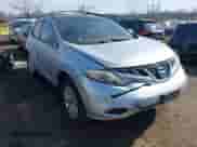 2013 Nissan Murano SL with VIN JN8AZ1MW1DW307537, listed as a IAAI auction lot 41635886 with 151,028 mi miles and . Bid and sale history available at DreamBid. Image 1.