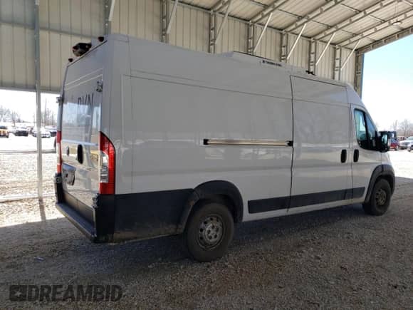 2023 Ram ProMaster Cargo с VIN 3C6MRVJG7PE508698, выставлен на аукционе Copart как лот 49238315 с пробегом 48 966 миль миль и Списание • Salvage title. История ставок и продаж доступна на DreamBid. Изображение 3.