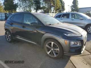2018 Hyundai Kona Ultimate with VIN KM8K53A50JU071131, listed as a Copart auction lot 86107715 with 133,489 mi miles and Salvage title. Bid and sale history available at DreamBid. Image 4.